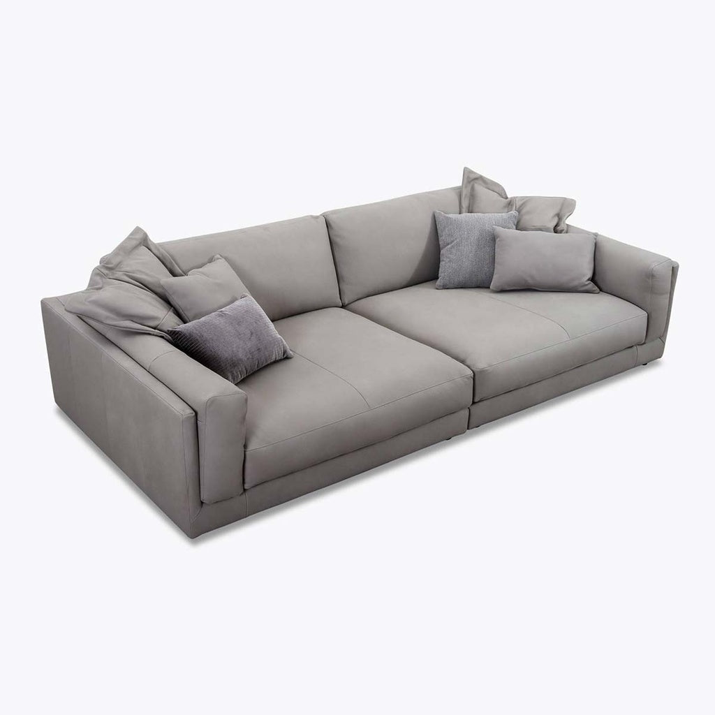 3C Candy Big Sofa King Size in Leder Movini - Sofa Leder