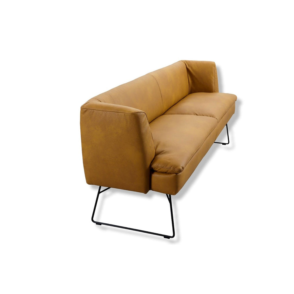 Bank B190 LINEA 11735 in Leder Z69 kurkuma - Sitzbank