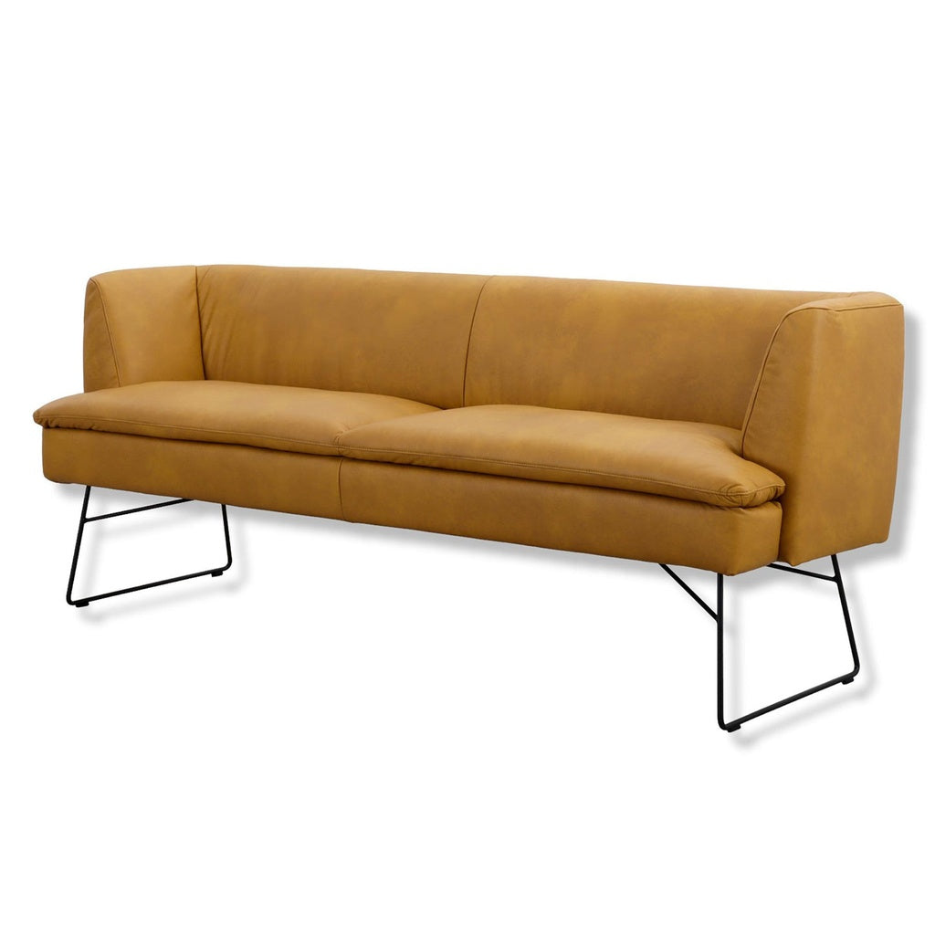 Bank B190 LINEA 11735 in Leder Z69 kurkuma - Sitzbank