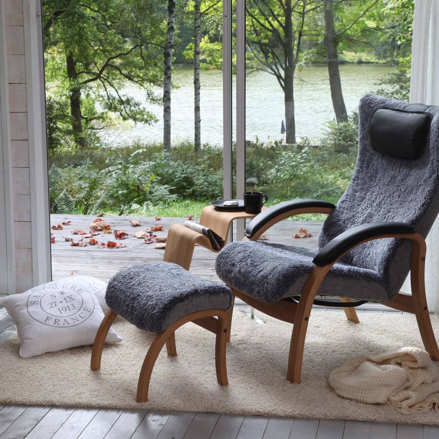 Conform Funco Beistelltisch in Holz Farbe wählbar - Beistelltisch