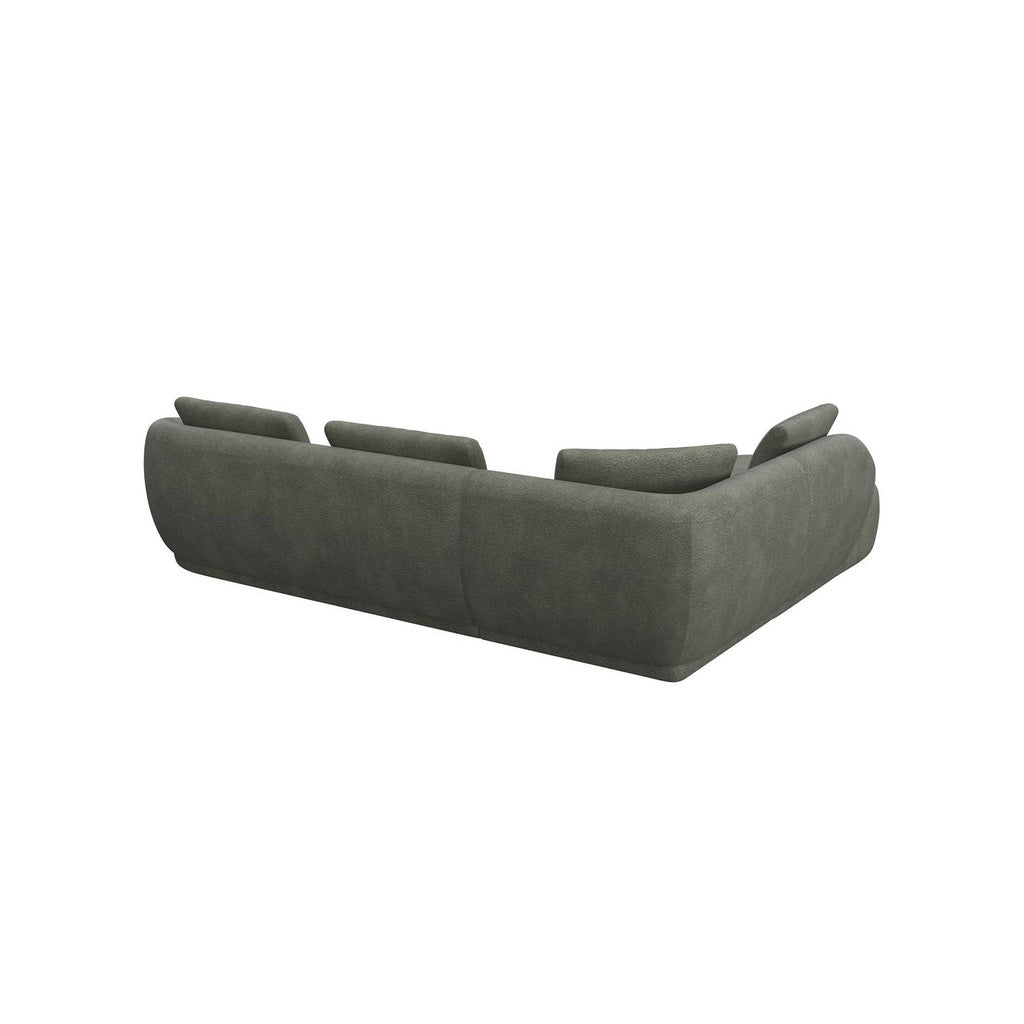 Ecksofa 0091 Torino in Stoff Bormio - Ecksofa Stoff