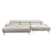Ecksofa Esmara in Stoff 15.703 natura - Ecksofa Stoff