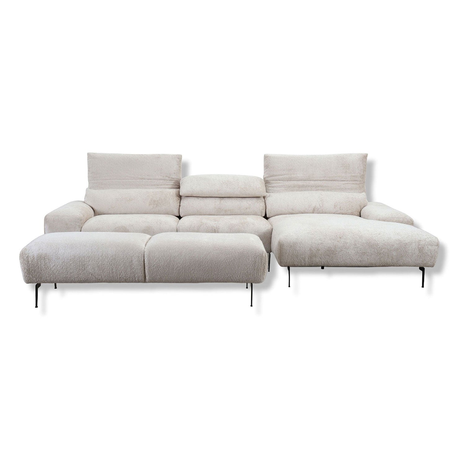 Ecksofa Esmara in Stoff 15.703 natura - Ecksofa Stoff