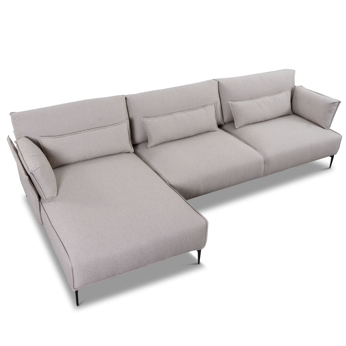 Ecksofa FEUILLE in Stoff Santos - Ecksofa Stoff