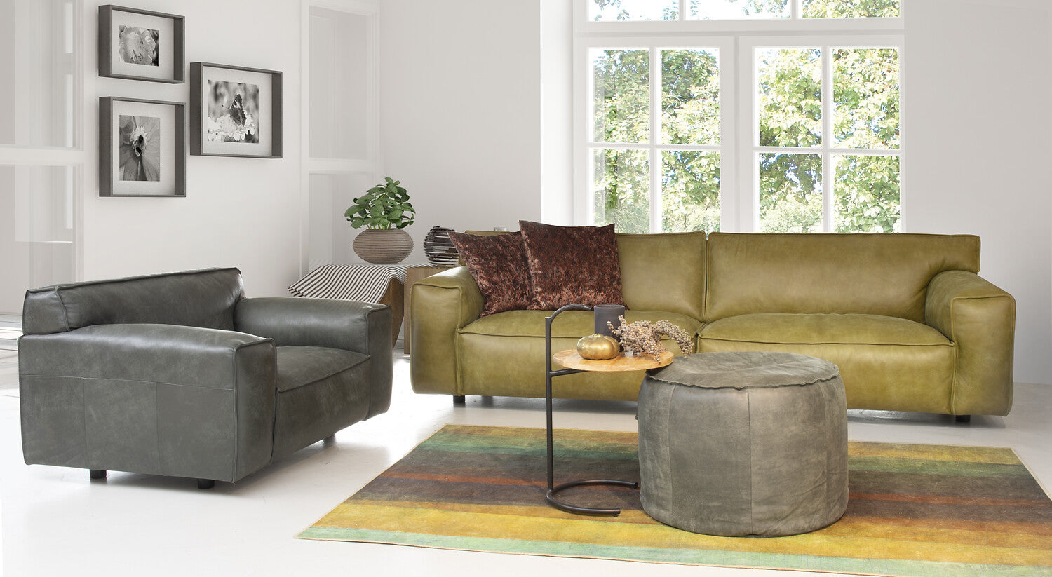 Het Anker Sofa Whisper in Leder Africa - Sofa Leder