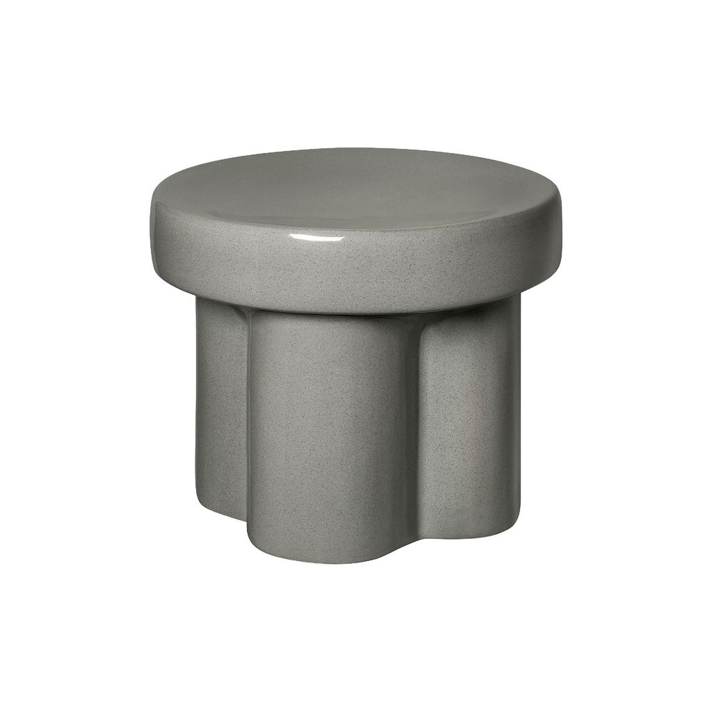 Hocker TORU in Keramik - elephant skin / Ø 40cm / H32cm - Hocker