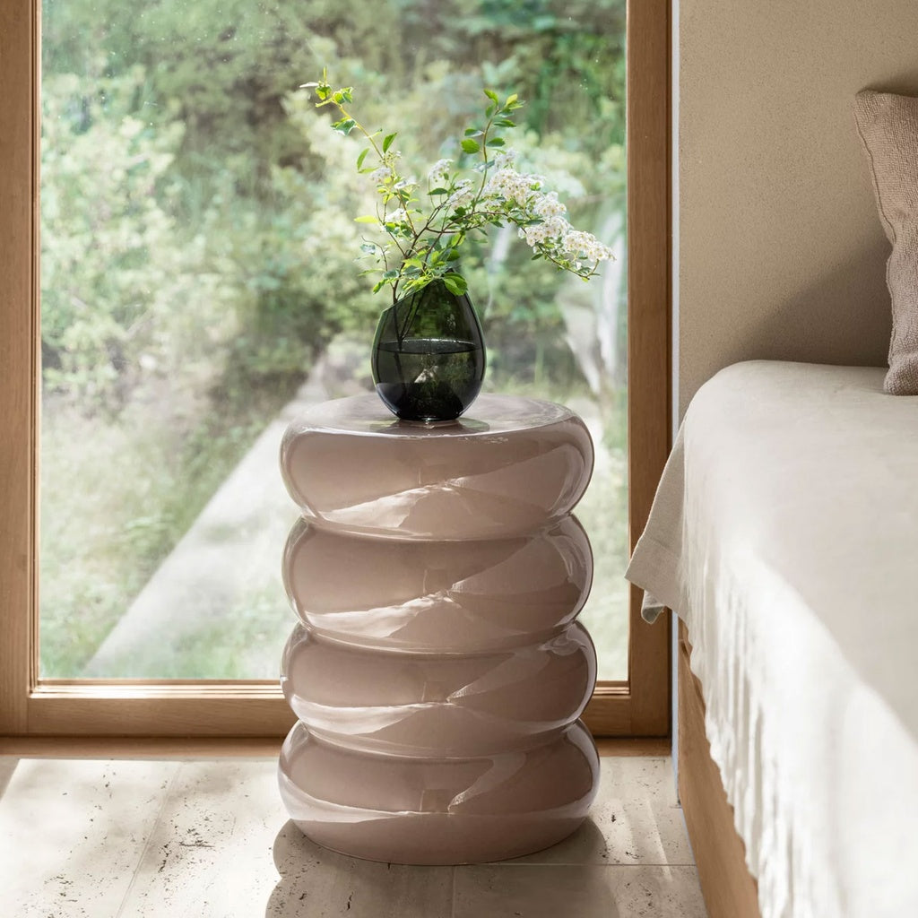 Hocker TORU in Keramik rund - Hocker