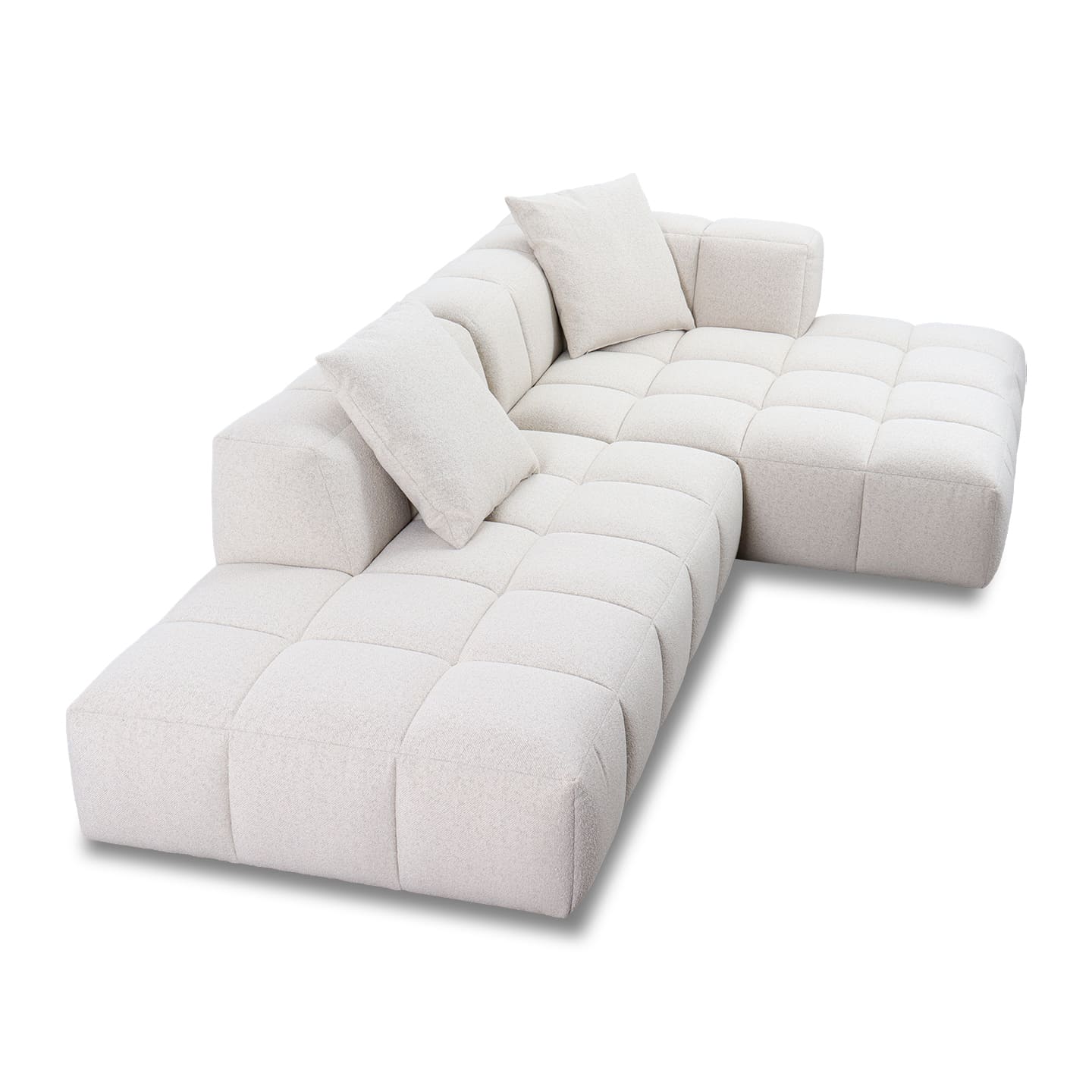 Loungesofa BUBBLE in Stoff Manhattan - Ecksofa Stoff