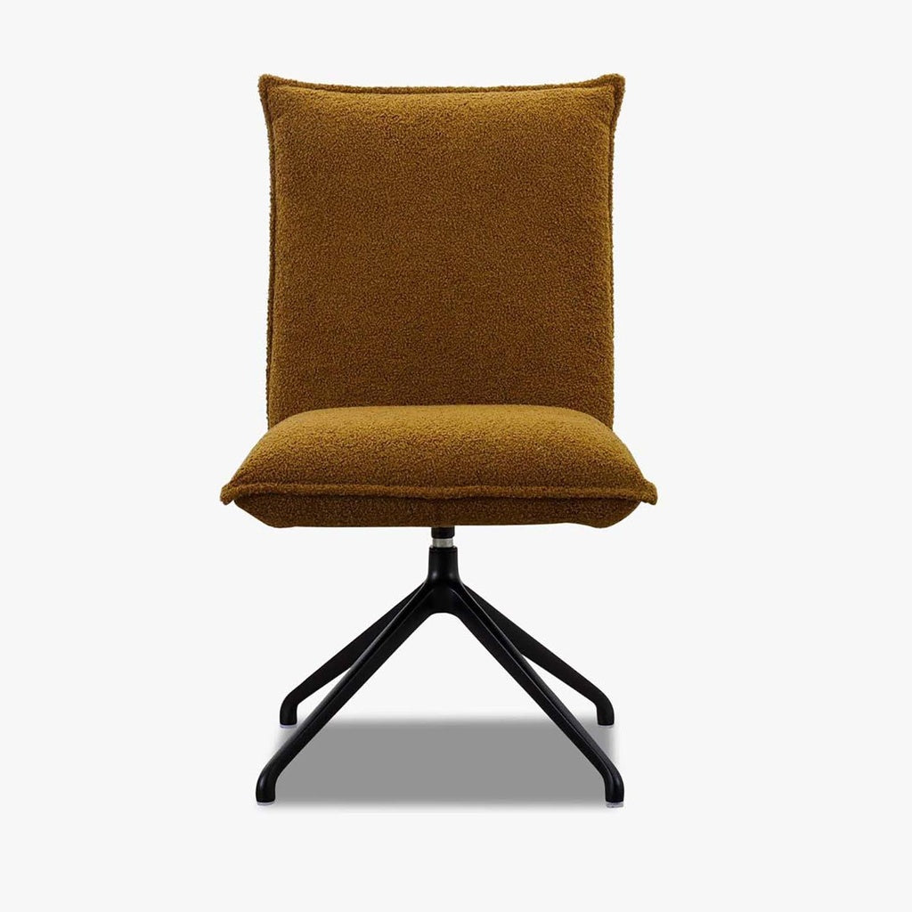 MAGGIE Stuhl 6er Set in Stoff Tedyy moss und darkgreen - Stuhl Stoff