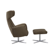 Ohrensessel COOPER in Stoff Velvet olive - Sessel Stoff