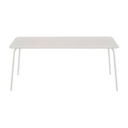 Outdoor Esstisch YUA in Stahl - silk grey - Esstisch