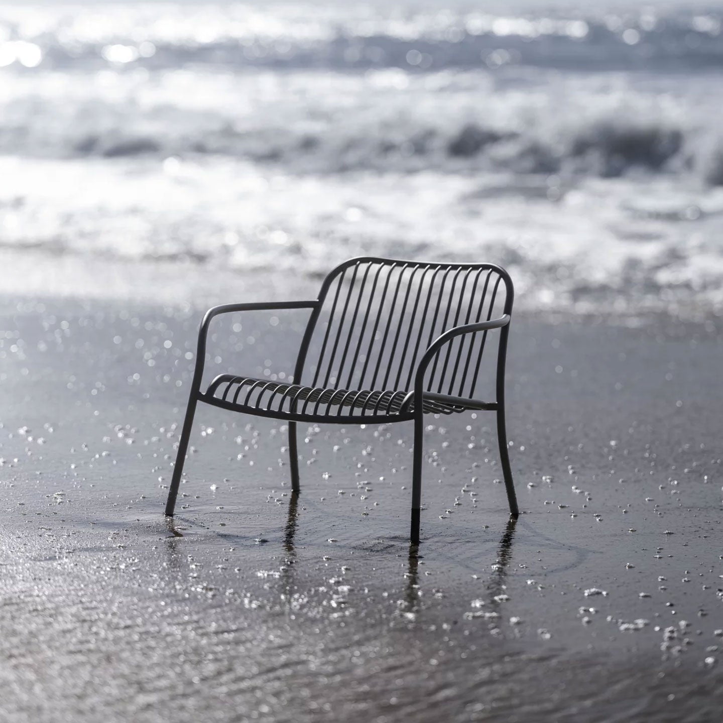 Outdoor Stuhl YUA WIRE in Stahl - Stuhl Stahl