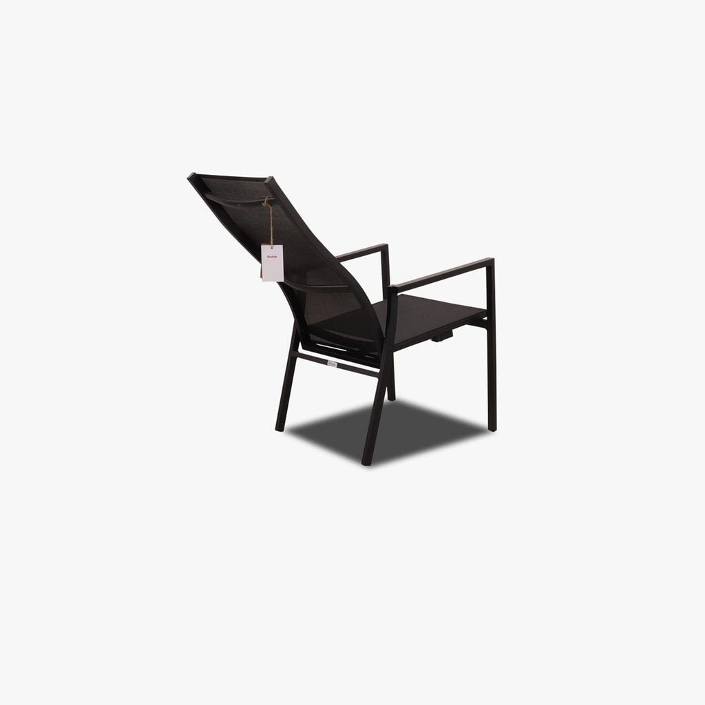 Positionsstuhl AVANTI Aluminium schwarz - Gartenstuhl