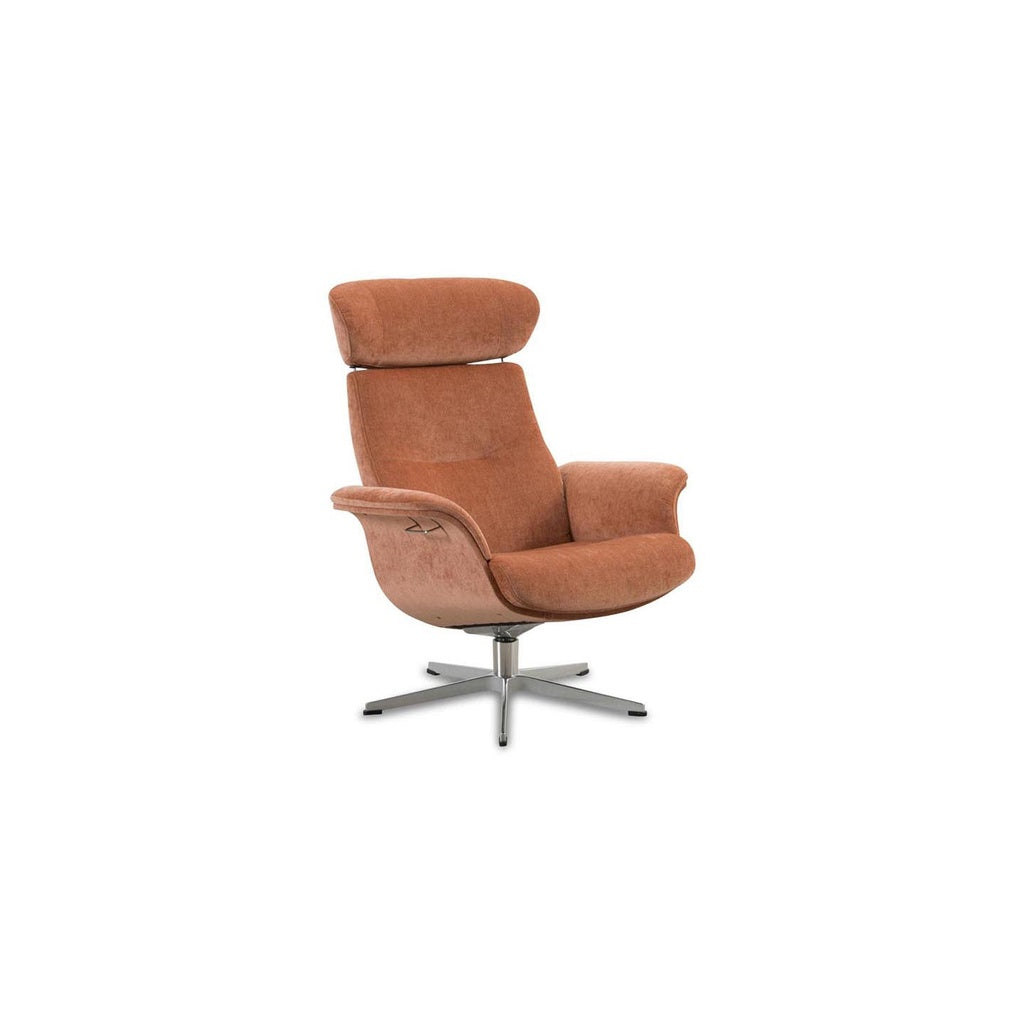 Relaxessel Time Out in Stoff Eros peach - Relaxsessel Stoff