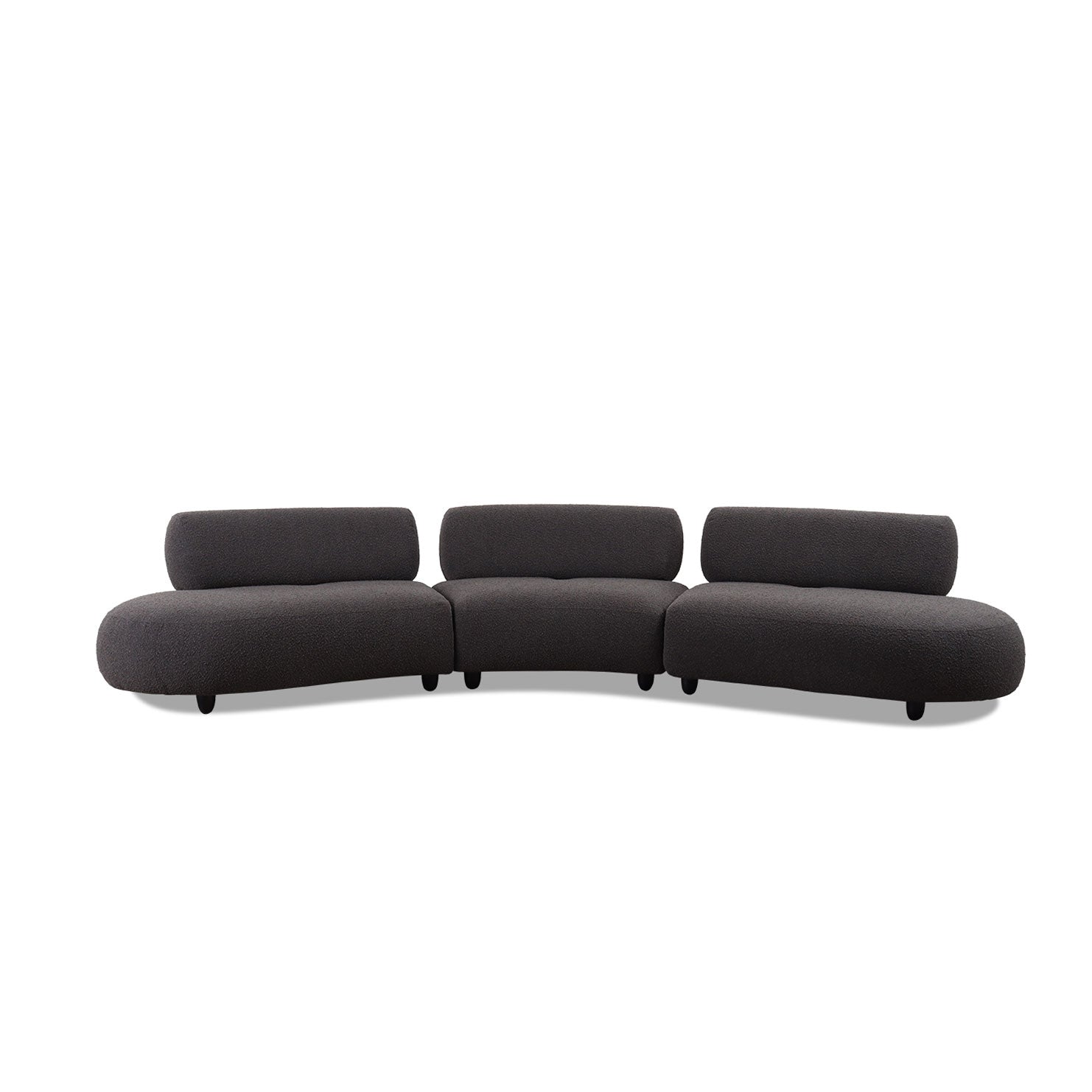 Sofa ISLAND in Stoff Legend mocca - Sitzdesign