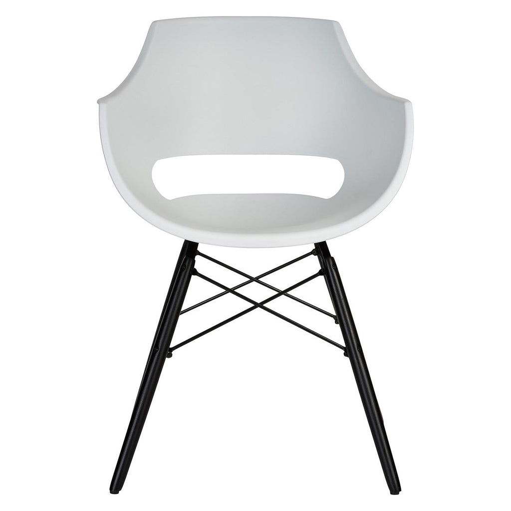 Stuhl JAZZ 4er Set in Kunststoff weiss - Stuhl Kunststoff