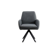 Stuhl LINUS 11623 in Leder Z69 anthrazit - Stuhl Leder