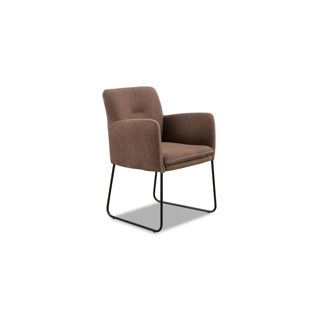 Stuhl U Made in Leder Africa - chai / Stuhl mit Armlehnen - Stuhl Leder