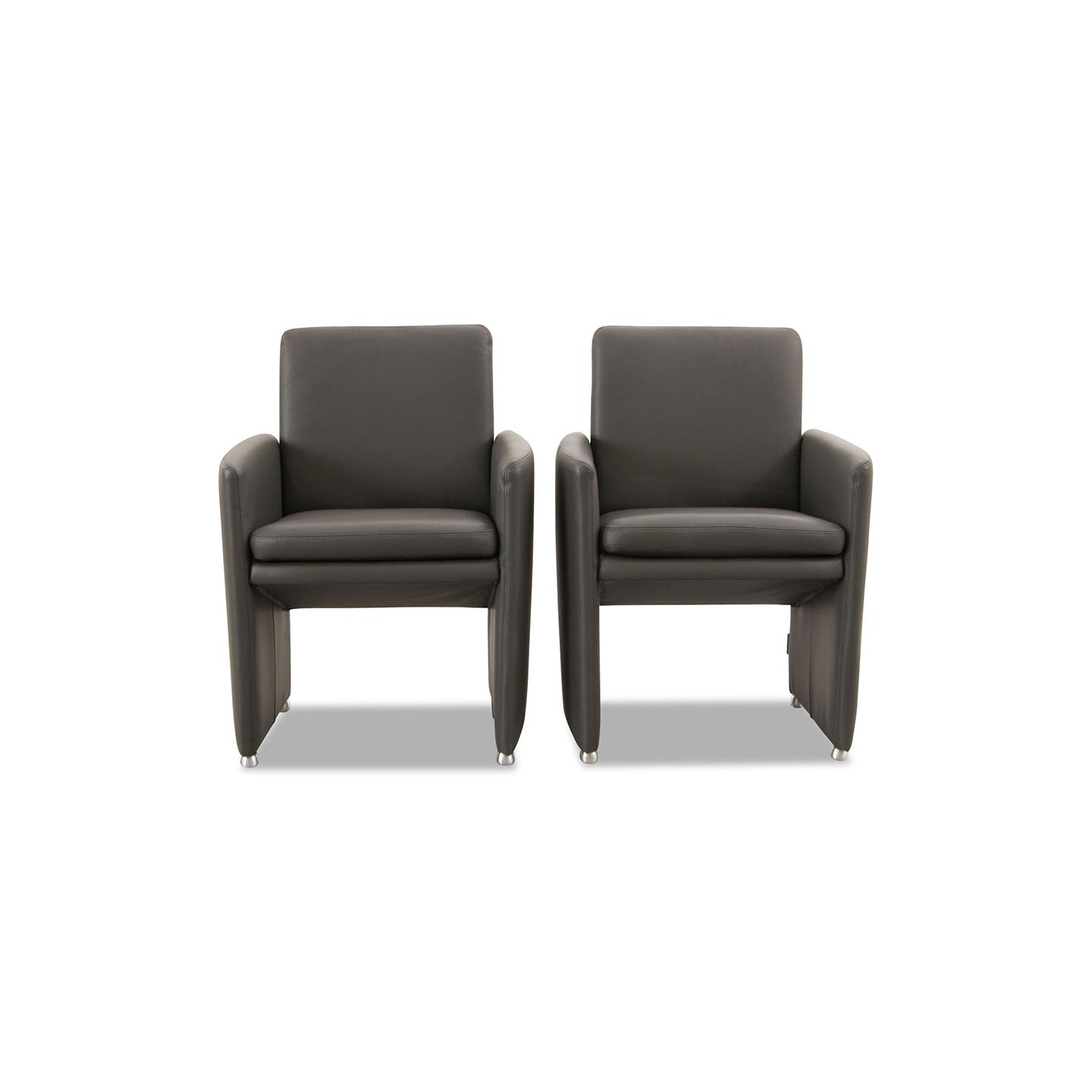 Willi Schillig RIALTO 10600 Stuhl- Sessel in Leder Z73 graphit - Stuhl Leder