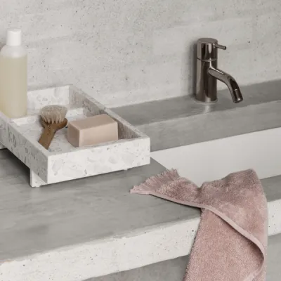 Marmor Tablett -ABENTO- Nimbus Cloud
