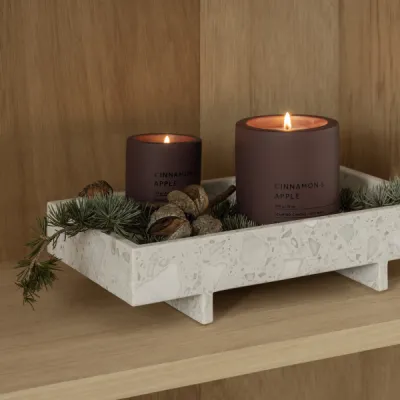 Marmor Tablett -ABENTO- Nimbus Cloud