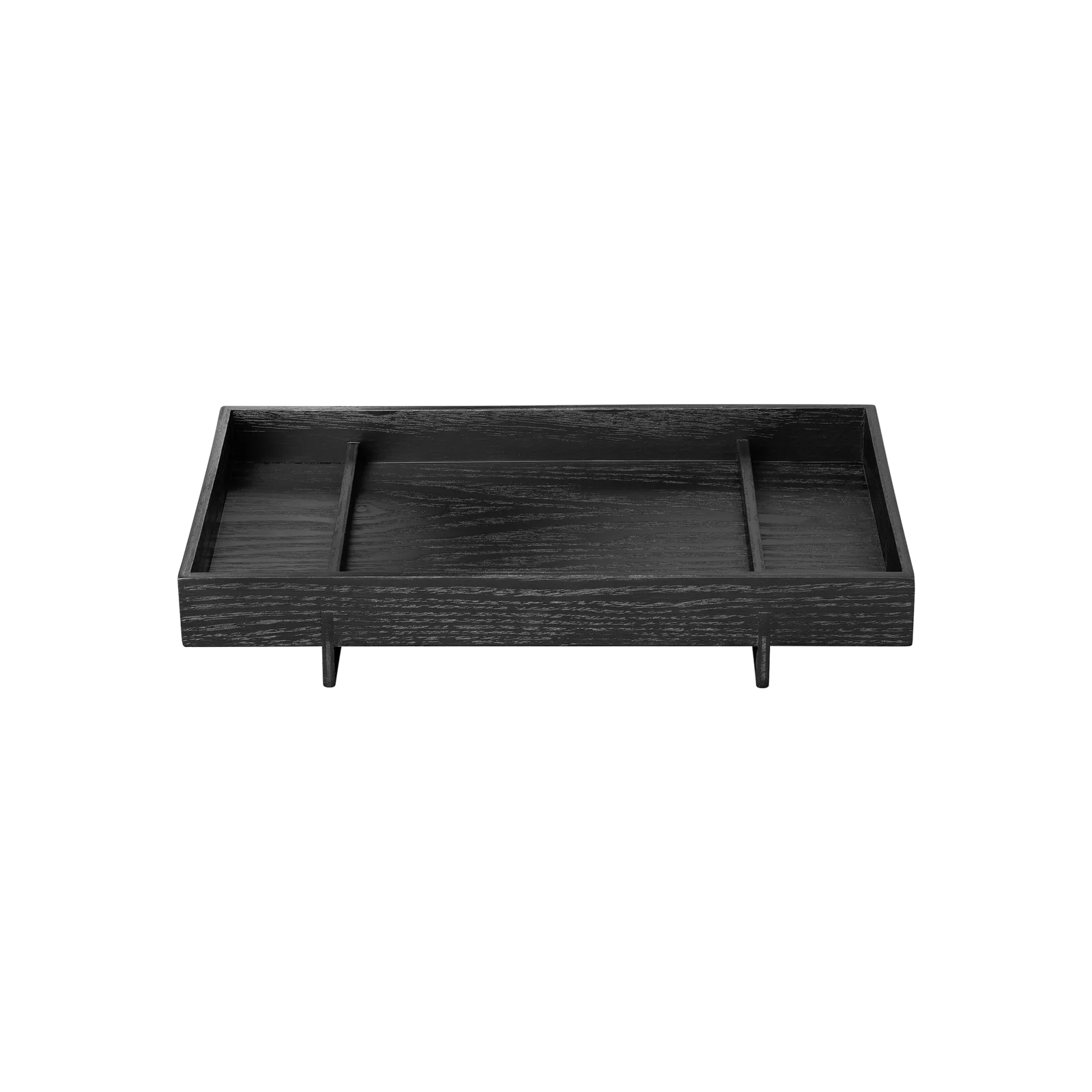 Tablett -ABENTO- Oak S Black Größe S