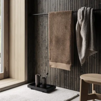 Tablett -ABENTO- Oak S Black Größe S