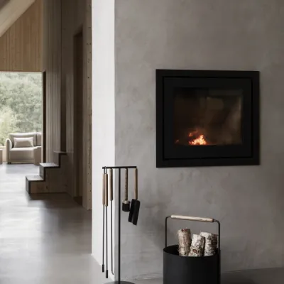 Holzkorb ASHI Brown Oak M Black