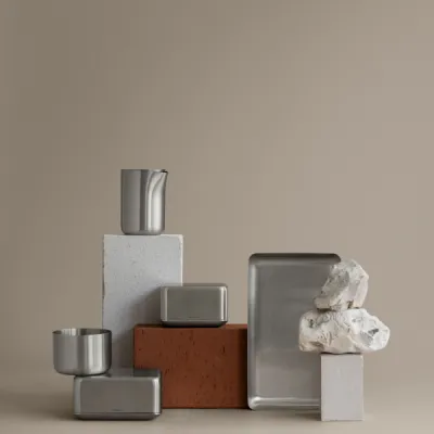 Butterdose -BASIC- Größe M Silber