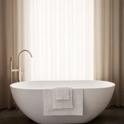 CARO Badetuch (70x140 cm) White