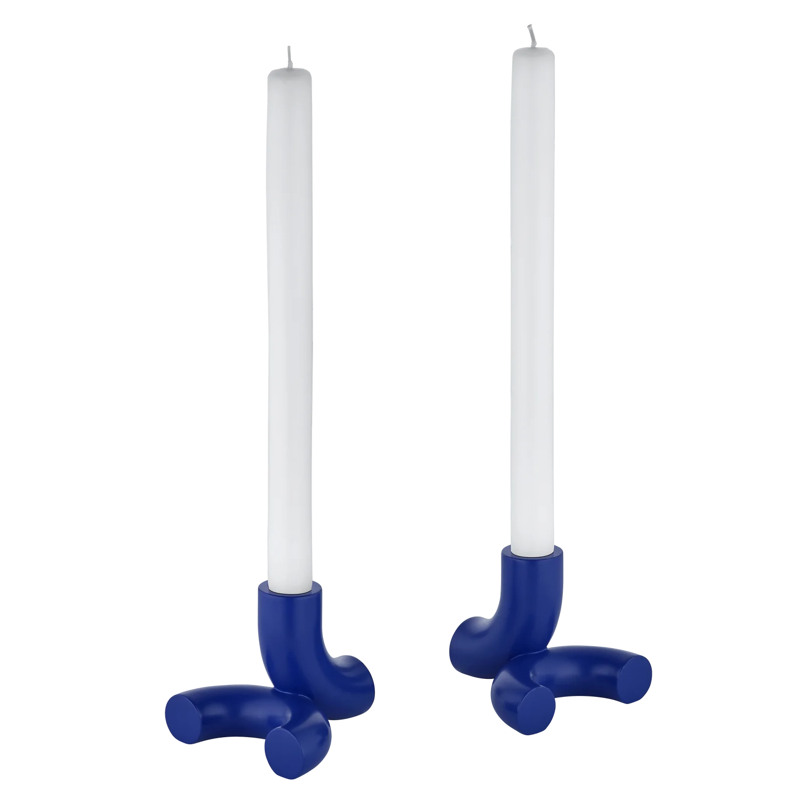 Set 2 Kerzenhalter -DOODLE- Mazarine Blue