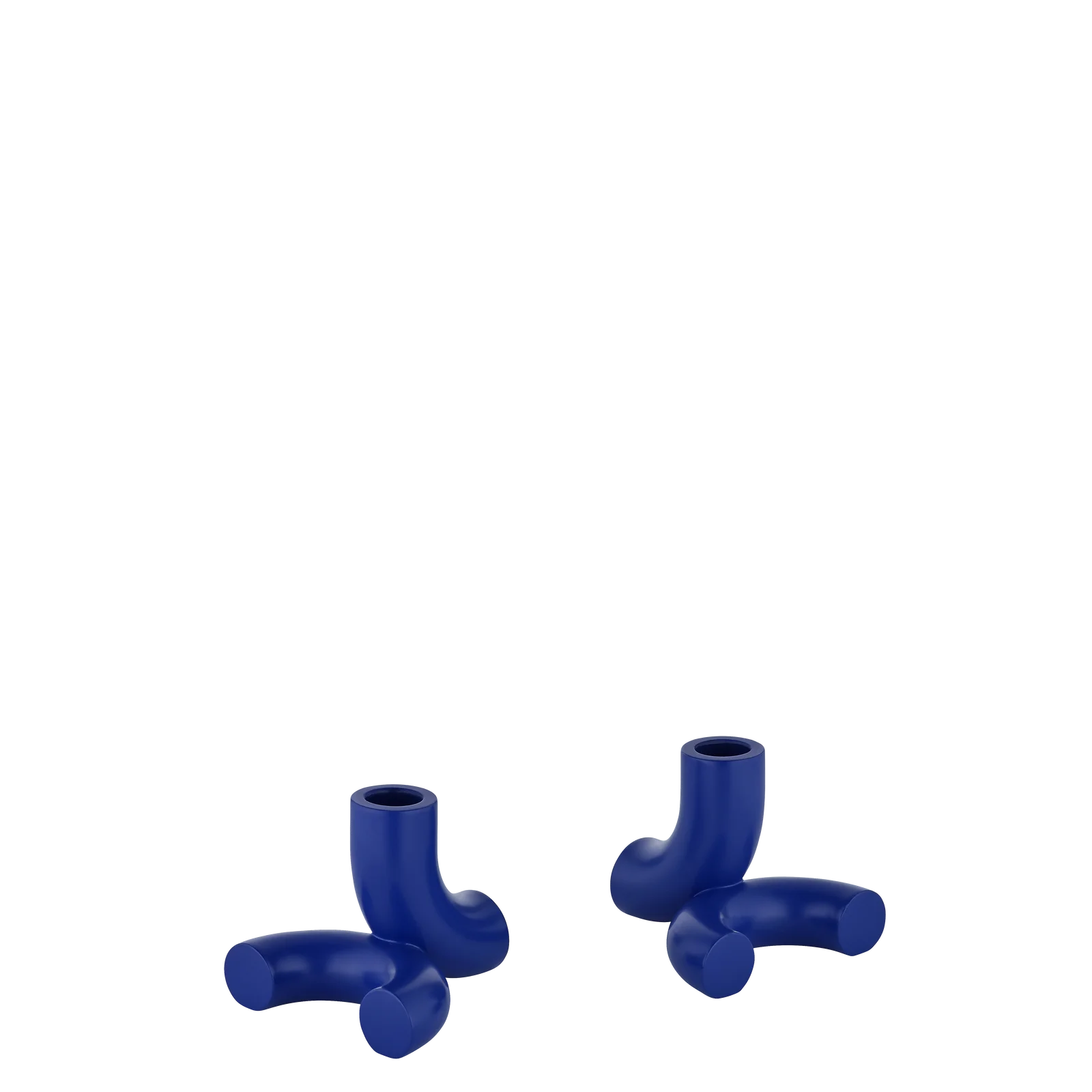 Set 2 Kerzenhalter -DOODLE- Mazarine Blue