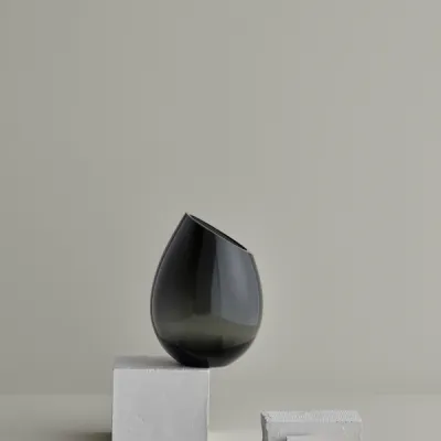 Vase -DROP- Smoke 12.5cm Smoke