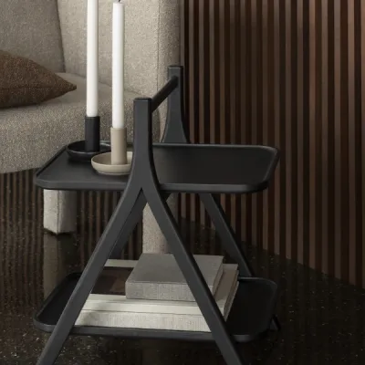 ETA Beistelltisch (Oak) Black