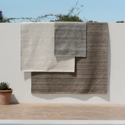 Outdoor Teppich -KAPET- Beige Melange L Beige Melange