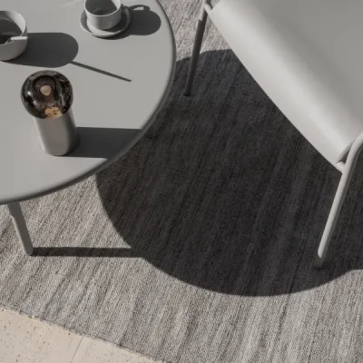 Outdoor Teppich -KIVA- Beige Melange M Zinc Melange - Größe M
