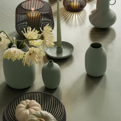 Laterne -LITO- S Agave Green - Größe S