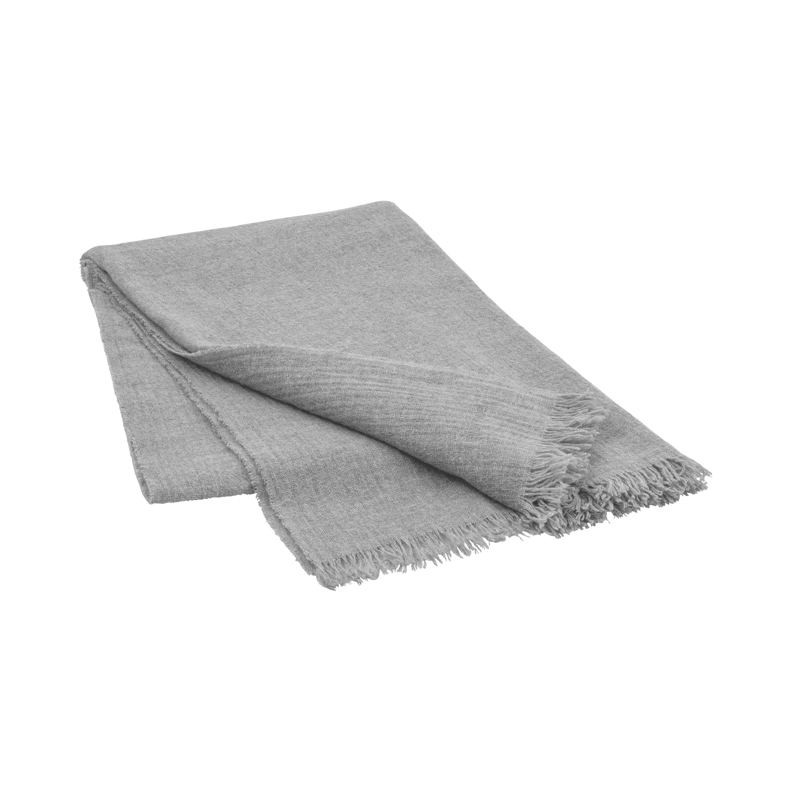 Decke -MERINO- 130x200cm Sharkskin  - Größe 130 x 200 cm