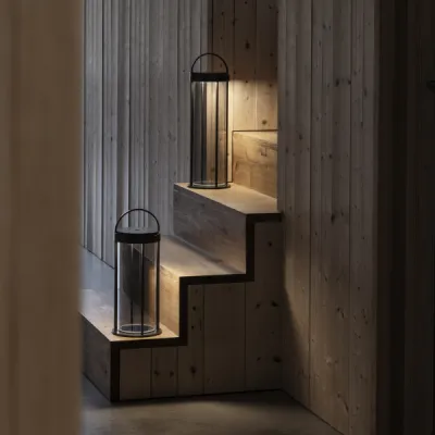 MITURO Mobile LED-Leuchte S Gunmetal, Metallic Finish