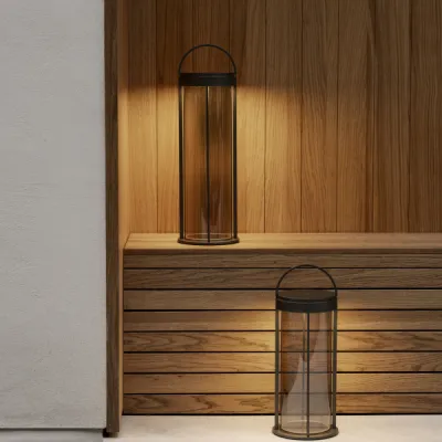 MITURO Mobile LED-Leuchte S Gunmetal, Metallic Finish