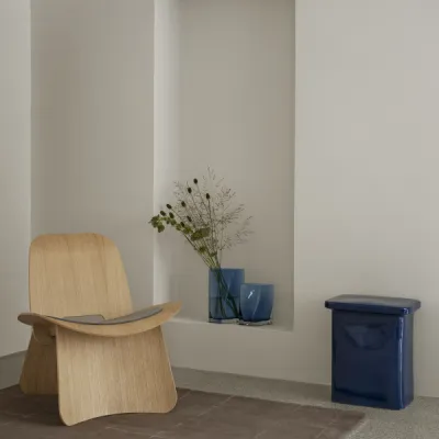 NAGOMI Sitzkissen (38.5 x 56 cm) Stone Melange