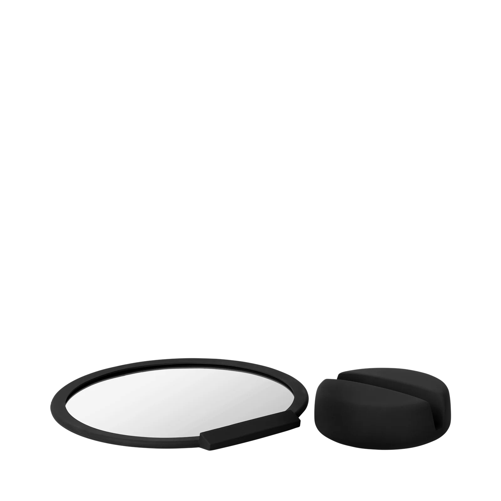 Kosmetikspiegel SONO Micro Chip Black, 5-fach Vergrößerung