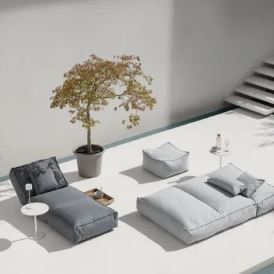 STAY Outdoor Hocker 60x60cm Cloud - Größe 60 x 60 cm
