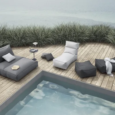 STAY Outdoor Hocker 60x60cm Cloud - Größe 60 x 60 cm