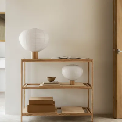 SUKOYA Holzregal (Natürlich geölt, S) Natural oiled Oak Veneer