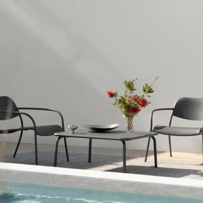 Outdoor Teppich TENDOR Zinc Melange 80 x 200 Beige Melange