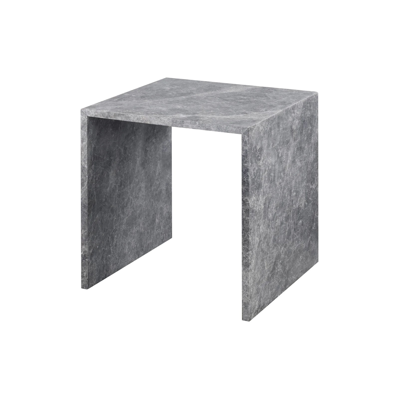 VARU 2er Set Beistelltische Tundra Gray Marmor Tundra Gray - aus Marmor