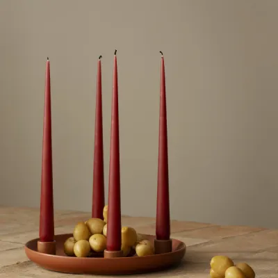 Kerzenhalter -VELA- L Amber Brown - Größe L