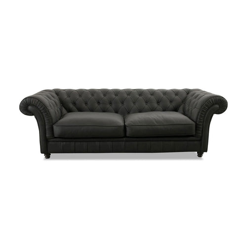 Bild 1 in Galerieansicht laden. Sofa Chester in Leder Rancho moro - Sitzdesign