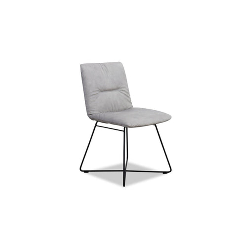 Bild 1 in Galerieansicht laden. 11004 Stuhl LOTTA in Leder Z69 tobacco - light grey - Stuhl Leder